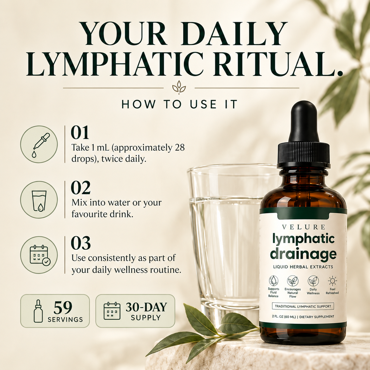 Velure™ Lymphatic Support Drops