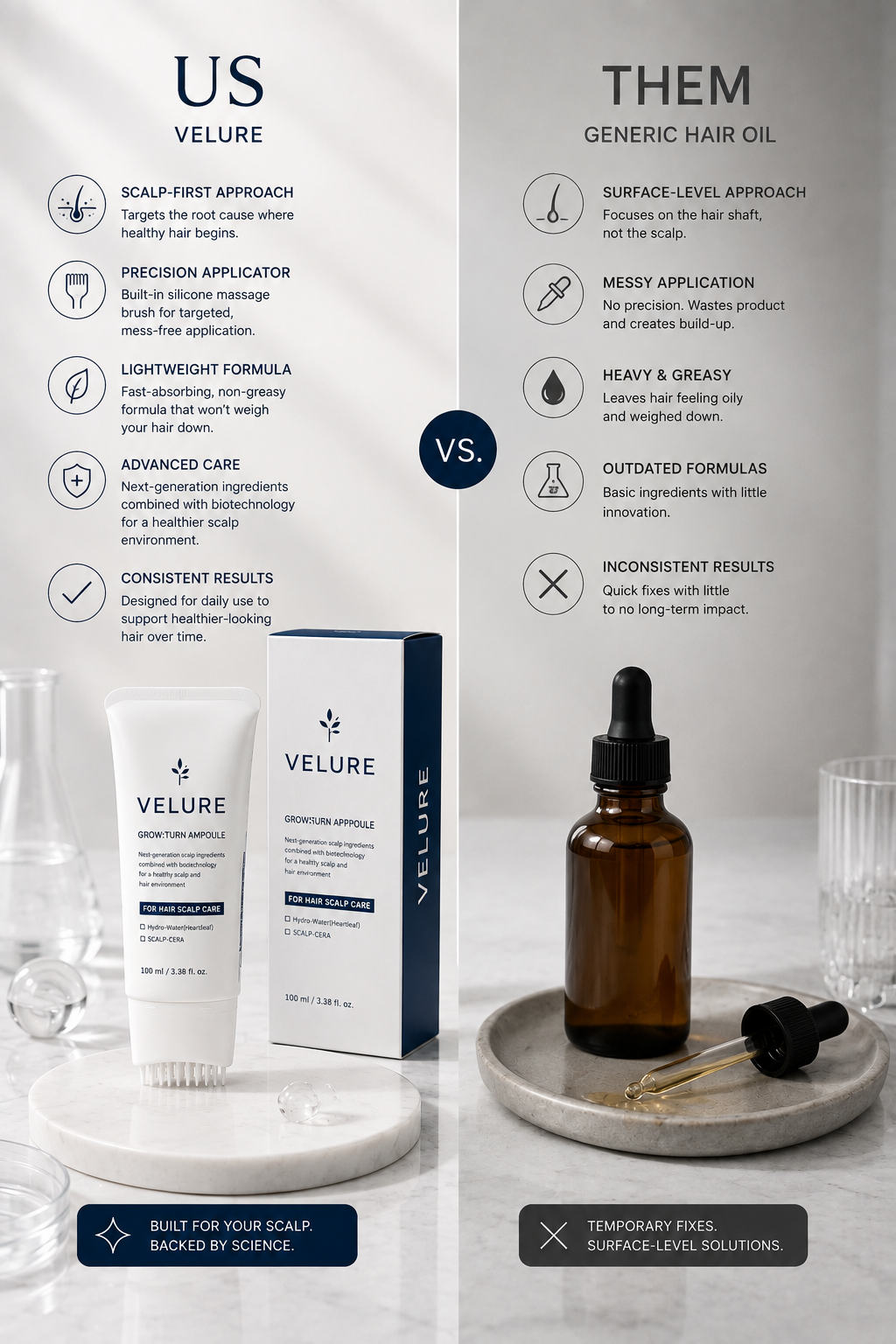 Velure™ Hair Serum with Brush 100ml