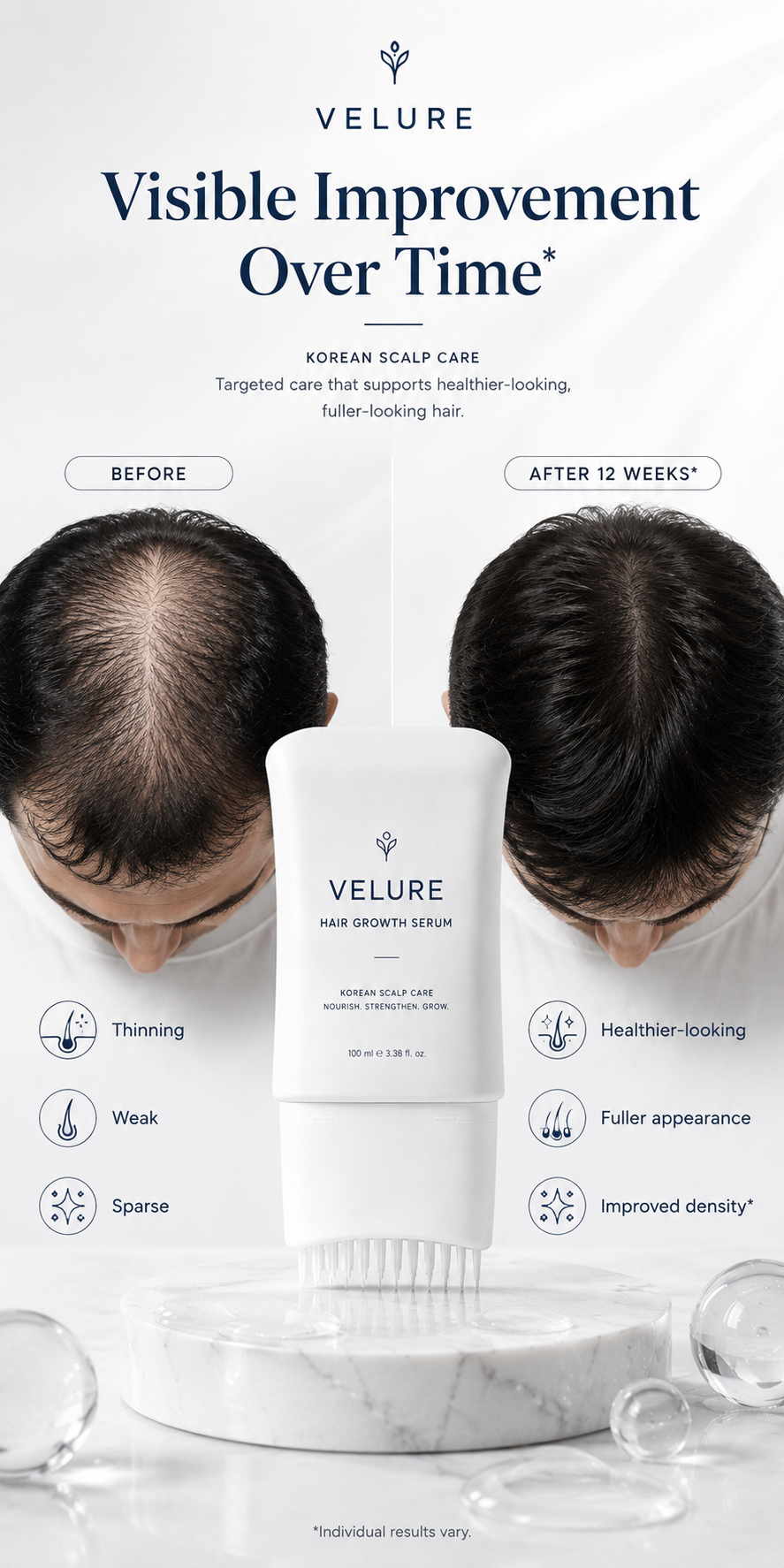 Velure™ Hair Serum with Brush 100ml