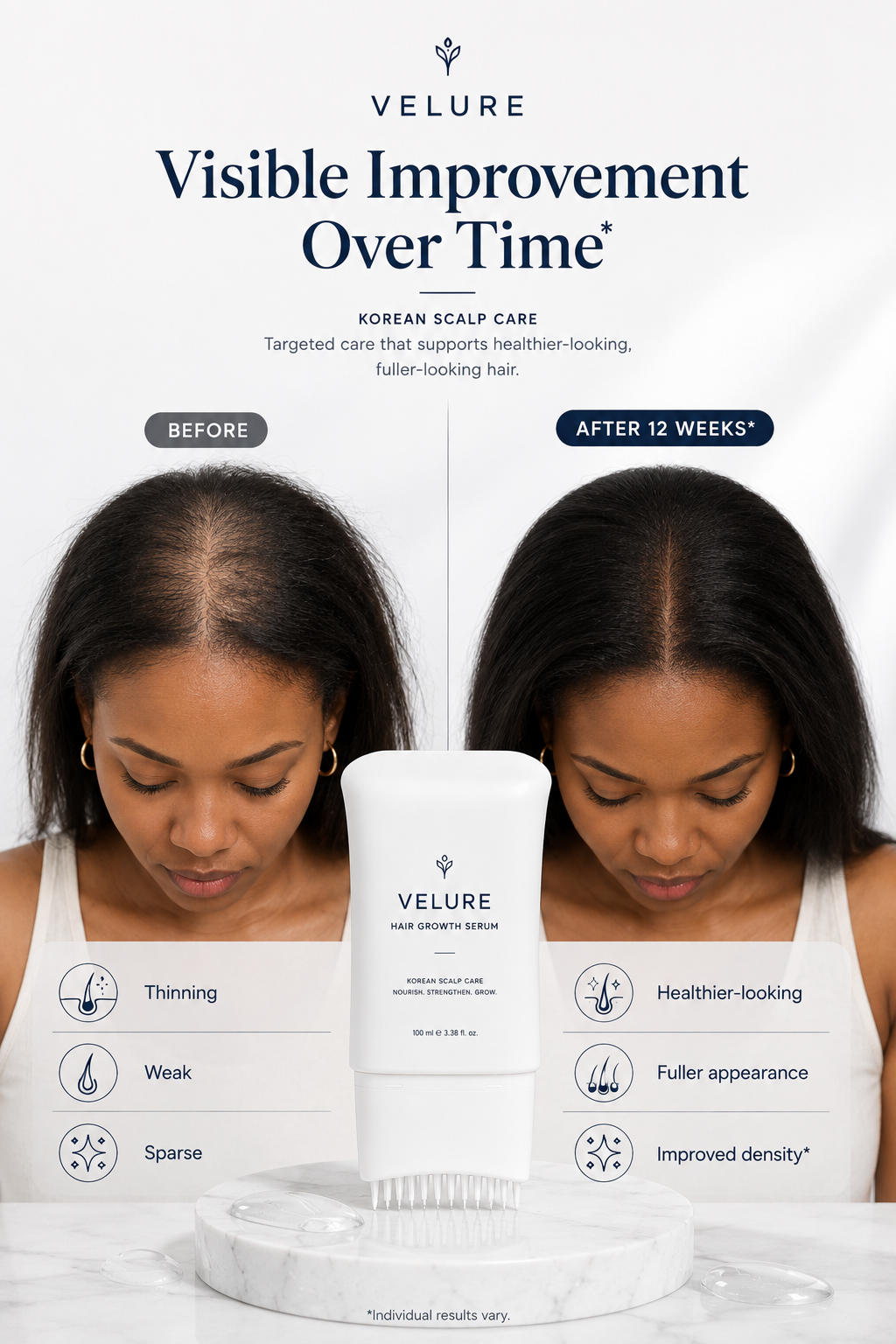 Velure™ Hair Serum with Brush 100ml