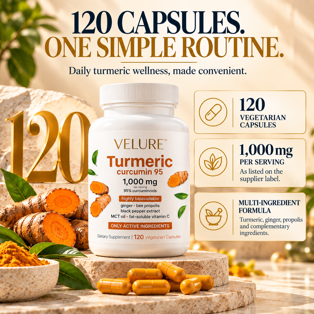 Velure™ Turmeric Dietary Capsules